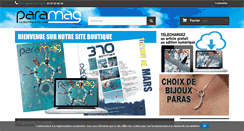 Desktop Screenshot of boutique.paramag.fr